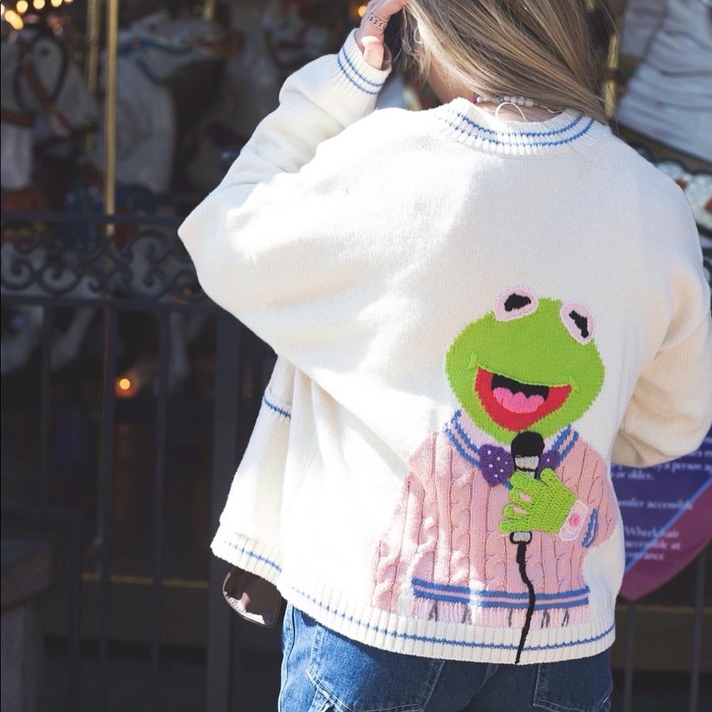 ZARA: Disney The Muppet’s Kermit Cardigan *SOLD*